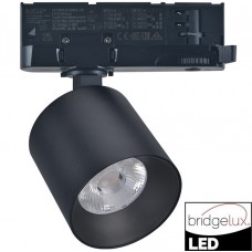 Φωτιστικό LED Ράγας 20W 230V 2400lm 36° 3000K Θερμό Φως 4 Καλωδίων Μαύρο 25-420001